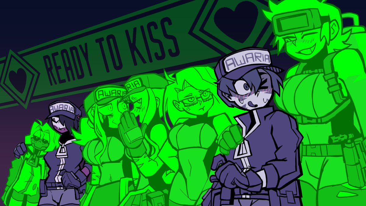 OseroPlus's tweet photo. Choose who to kiss first! 😚💚👻

[#awaria] https://t.co/j8Nydqp2ed
