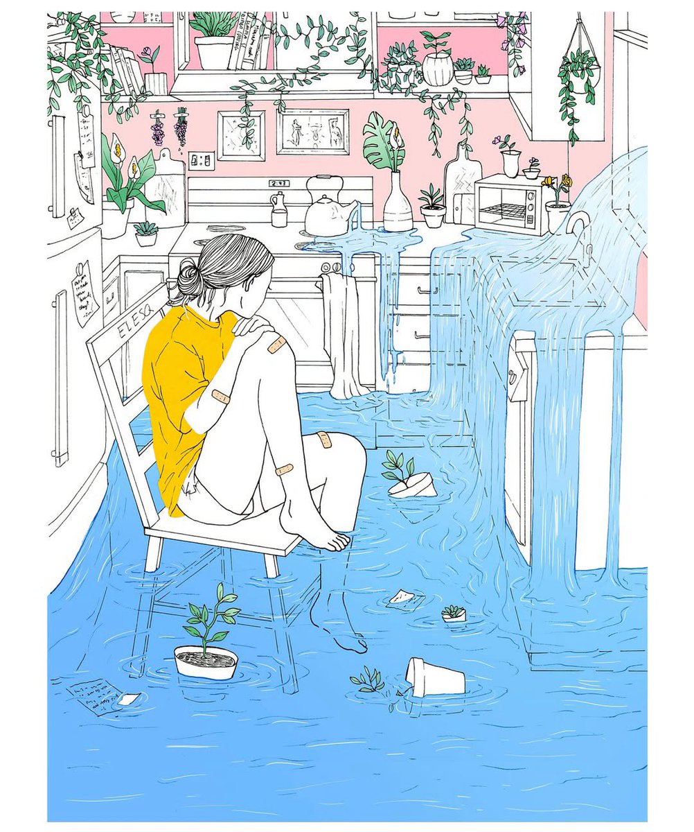 TheArtidote's tweet photo. I killed a plant once because i gave
it too much water. Lord, I worry
that love is violence.
—@_joseolivarez,  from “Getting Ready to Say I Love You to My Dad, It Rains”

artwork by @ElesqArt https://t.co/vcLewDNq4j