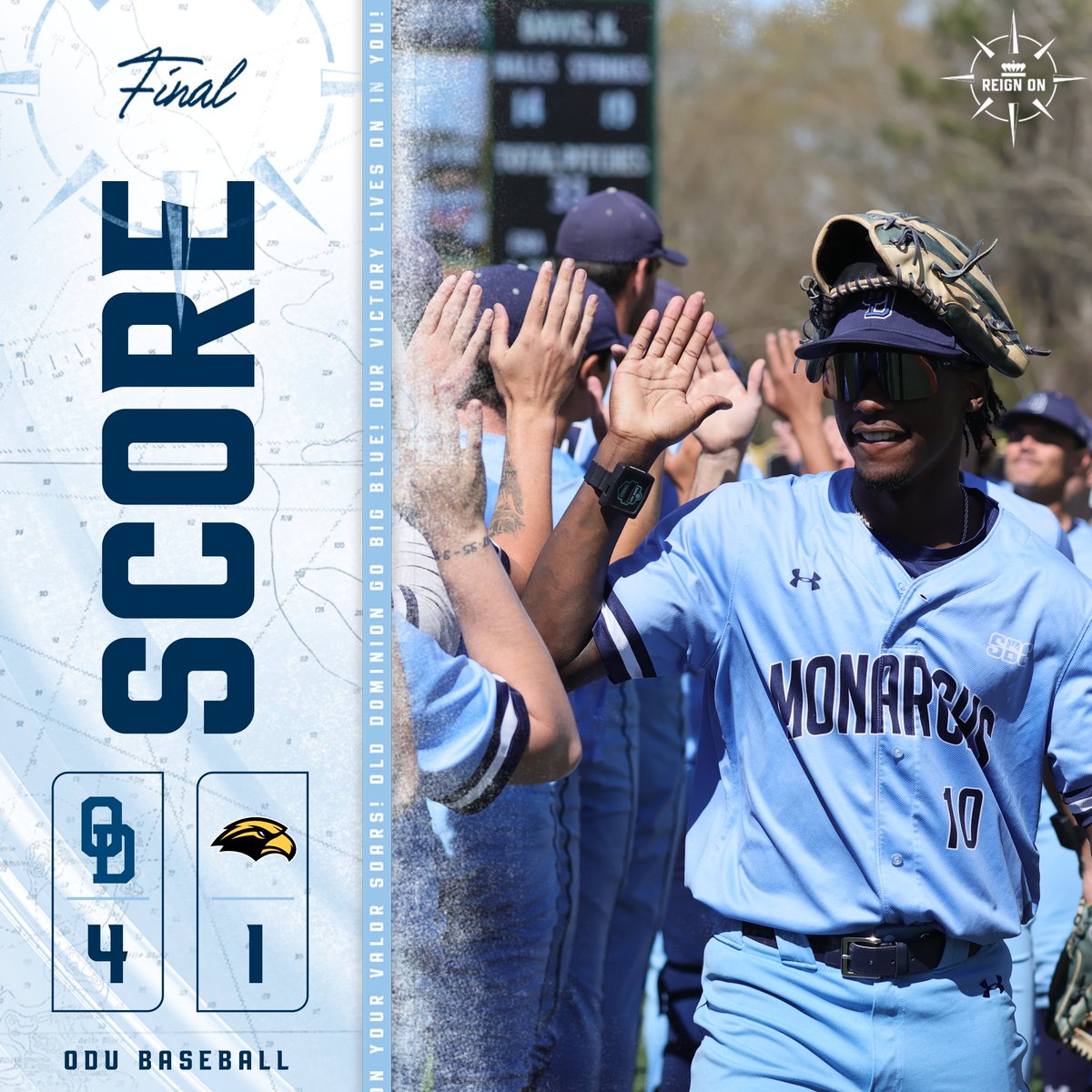First Sun Belt win of the season!

ODU 4, USM 1
#ODUSports | #Monarchs | #ReignOn