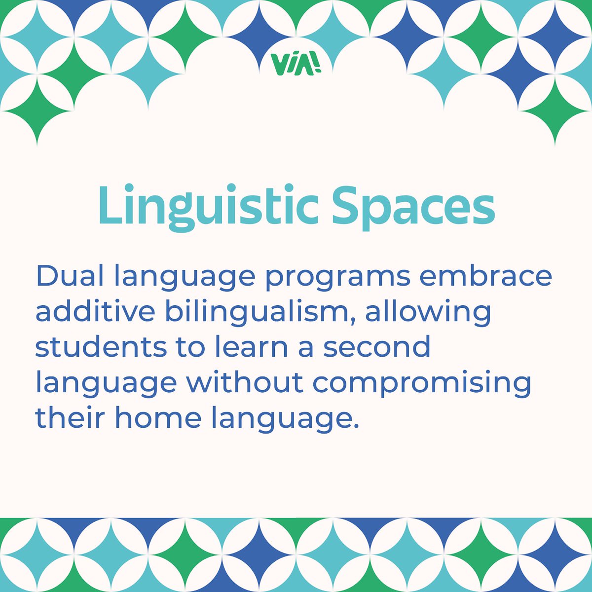 ViaEdConsulting's tweet photo. Dual language programs empower students by fostering bilingualism, biliteracy, and cross-cultural understanding. They enhance cognitive skills, academic performance, &amp; global readiness!✨📚

#DualLanguage #DLI #bilingualteacher #lectoescritura #bilingualkids #SpanishLanguage https://t.co/SseMPldXnz
