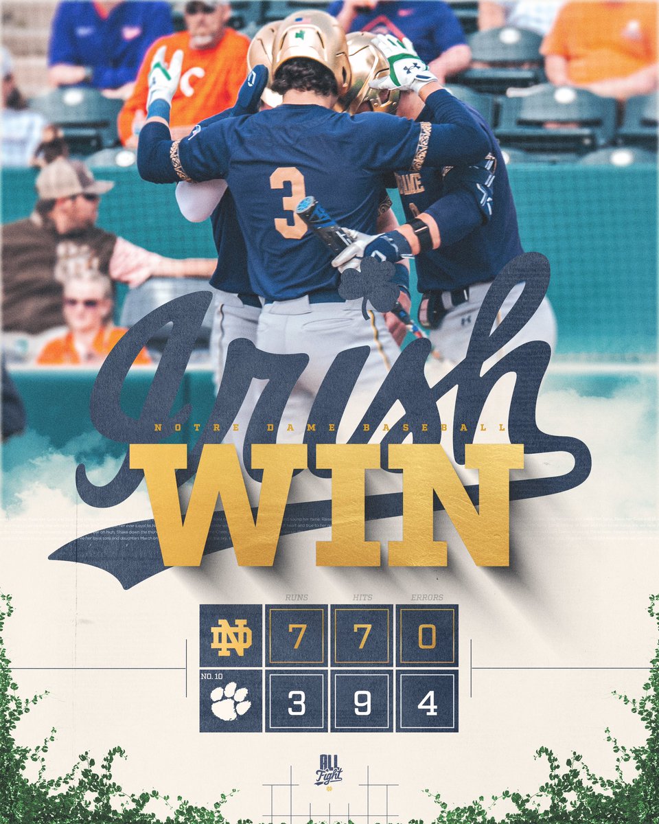 Notre Dame Baseball tweet media