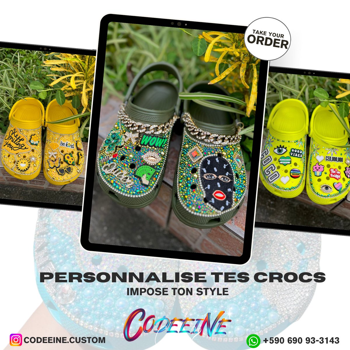 Codeeine_'s tweet image. Lancement de codeeine custom 🚀
Personnalisation de crocs en Guadeloupe ! 

IG : codeeine.custom

FOLLOW US ❤️
instagram.com/codeeine.custo…