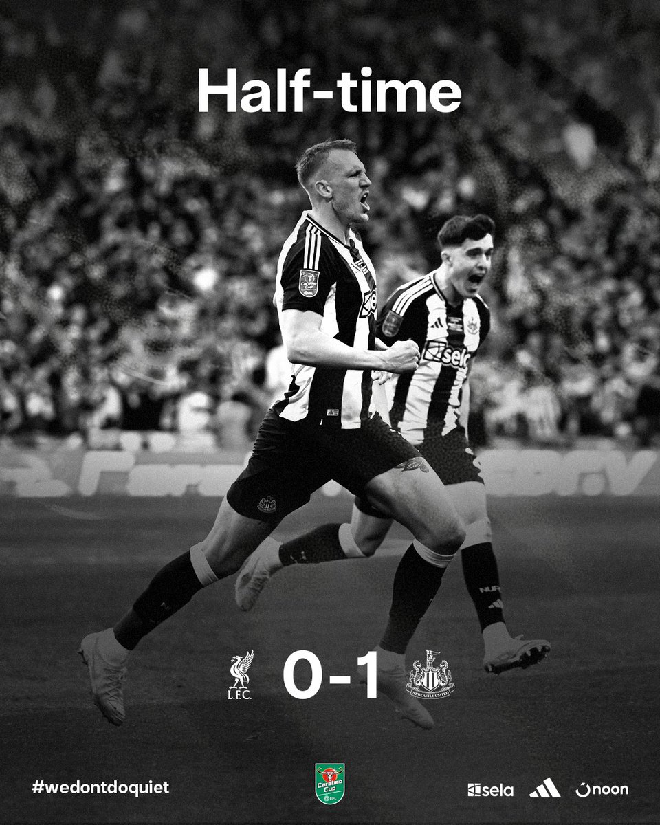 A MASSIVE moment from Dan Burn to give us the lead at the break! 🙌

#wedontdoquiet