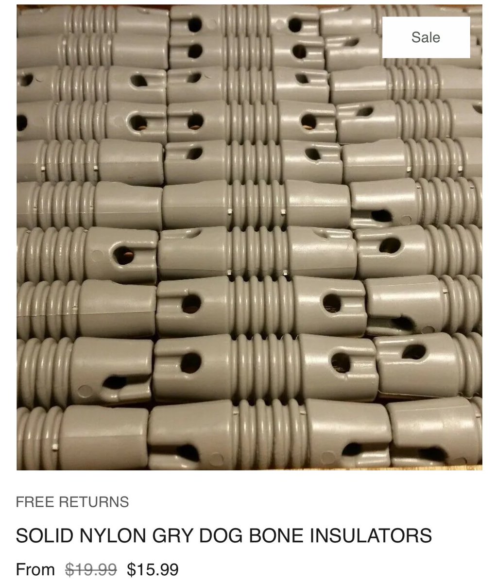 DipolesUSA's tweet photo. FREE SHIPPING ✅
LOWEST PRICE IN 5 YEARS ✅
#MadeInAmerica ✅
#hamradio #antenna for #POTA #SOTA #IOTA #FT8 
SOLID NYLON INSULATORS 3” LONG.

https://t.co/oRdIiXdJaq https://t.co/GxAhEYm7uN