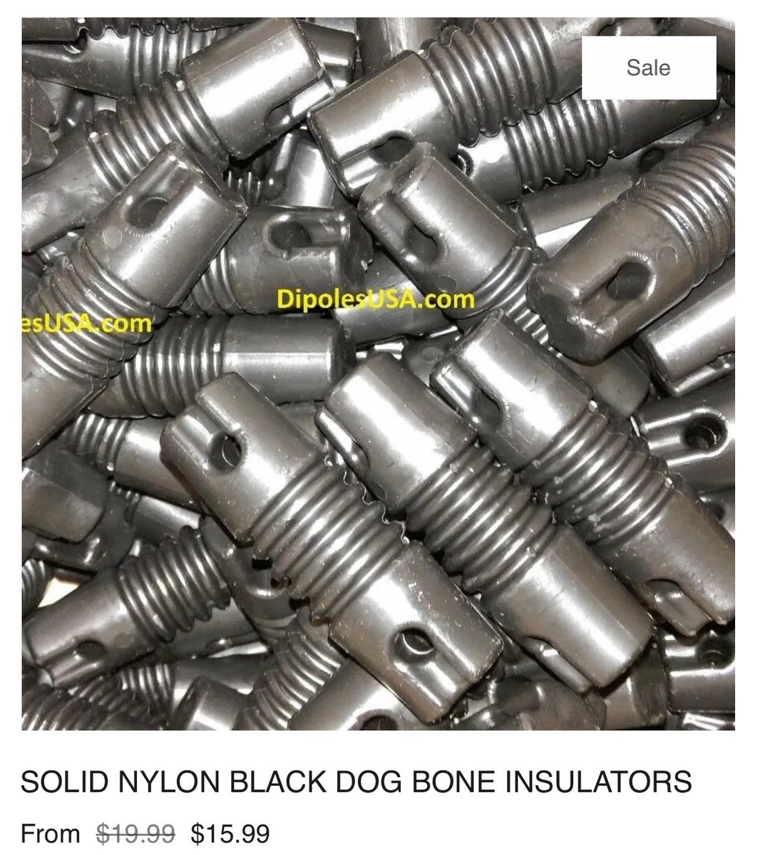 DipolesUSA's tweet photo. FREE SHIPPING ✅
LOWEST PRICE IN 5 YEARS ✅
#MadeInAmerica ✅
#hamradio #antenna for #POTA #SOTA #IOTA #FT8 
SOLID NYLON INSULATORS 3” LONG.

https://t.co/oRdIiXdJaq https://t.co/qltnT3jiDo