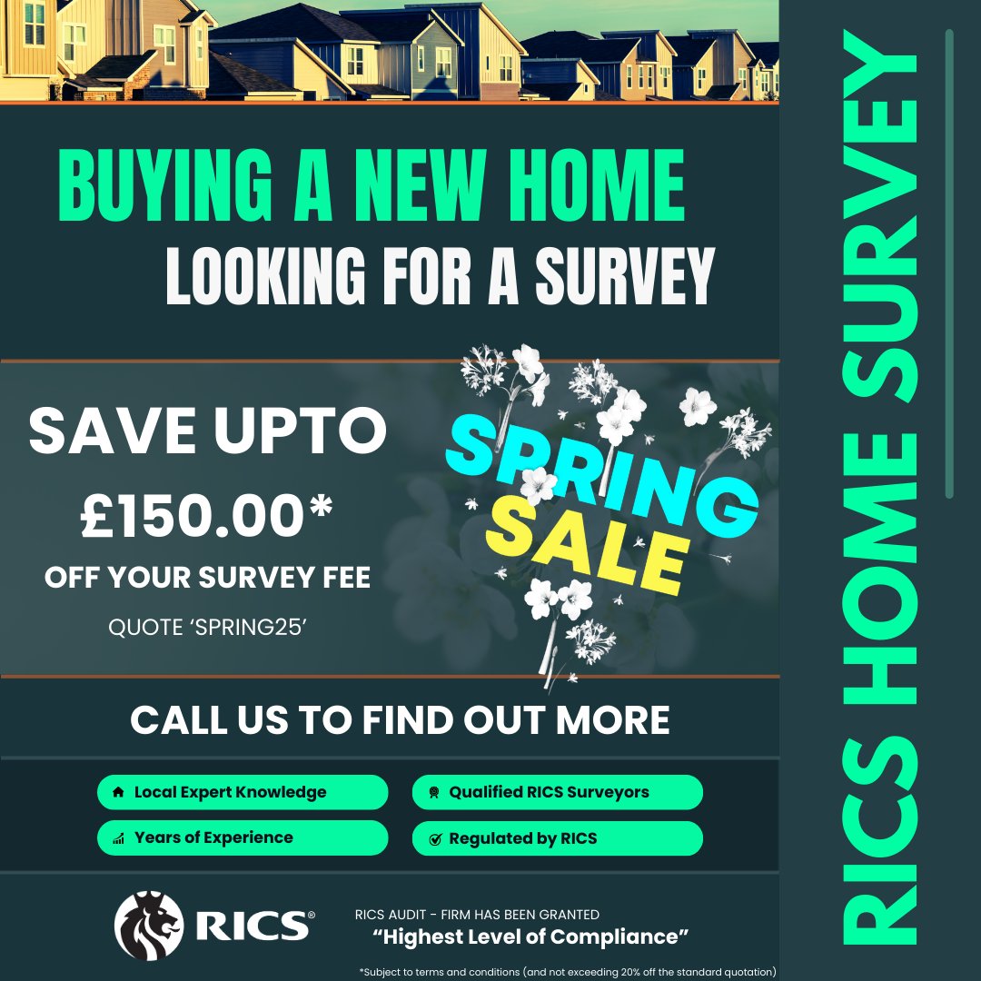 MWASurveyors's tweet photo. 📷📷Spring Deals!📷📷
Discount offers on our range of RICS Home Surveys &amp; Residential Property Services.
Call us on 0151 737 2806 or visit https://t.co/Qo60D485Oi to see how we can help you.
#springdeals #limitedtimeoffer #mwa #surveyor #homebuyers #newhome #homesurvey #home https://t.co/cWcTyp6JSD