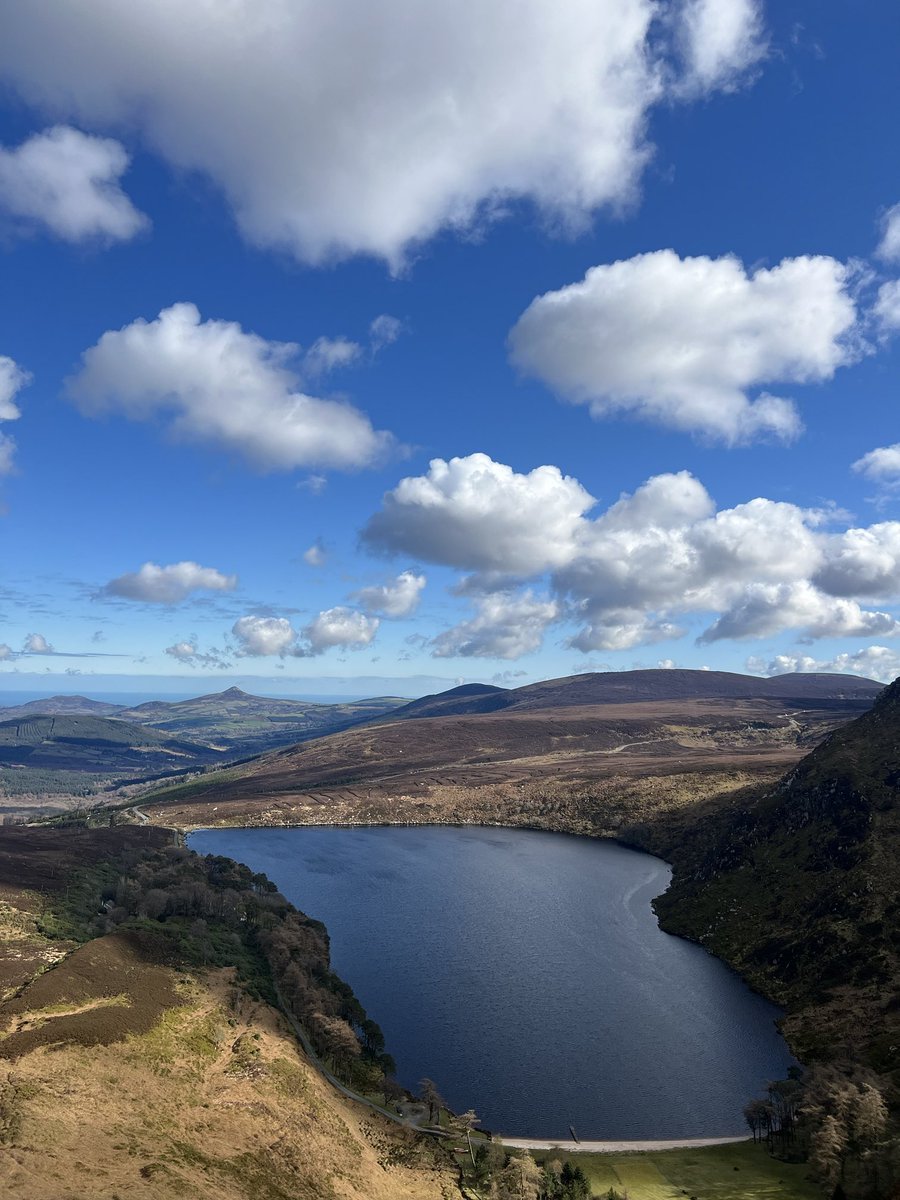 irish_today's tweet photo. #LoughBray #Wicklow #Sunday #StPatricksEve #WeekendHike https://t.co/K8gh1PXugz