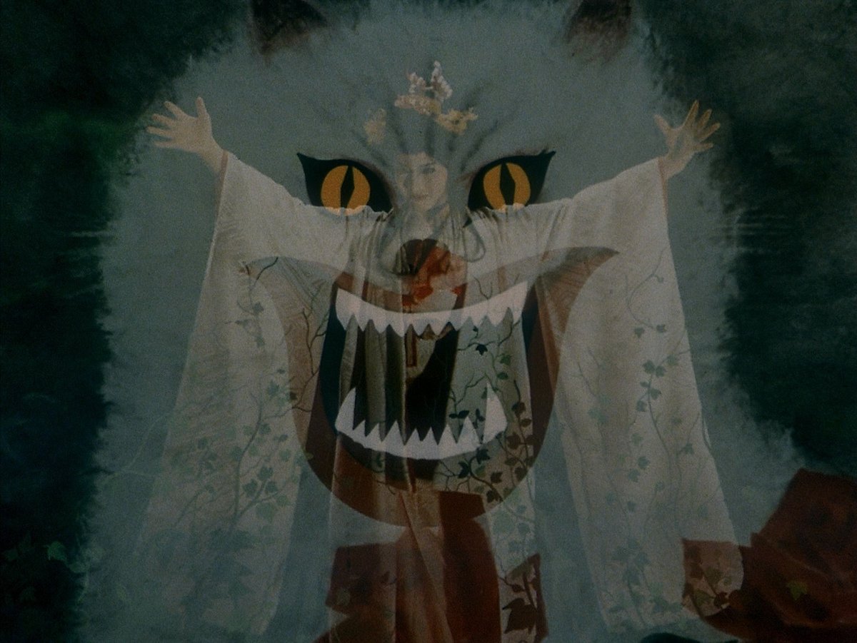 HauntedMovies's tweet photo. House (1977) dir. Nobuhiko Obayashi https://t.co/qoOMT9B4Xx