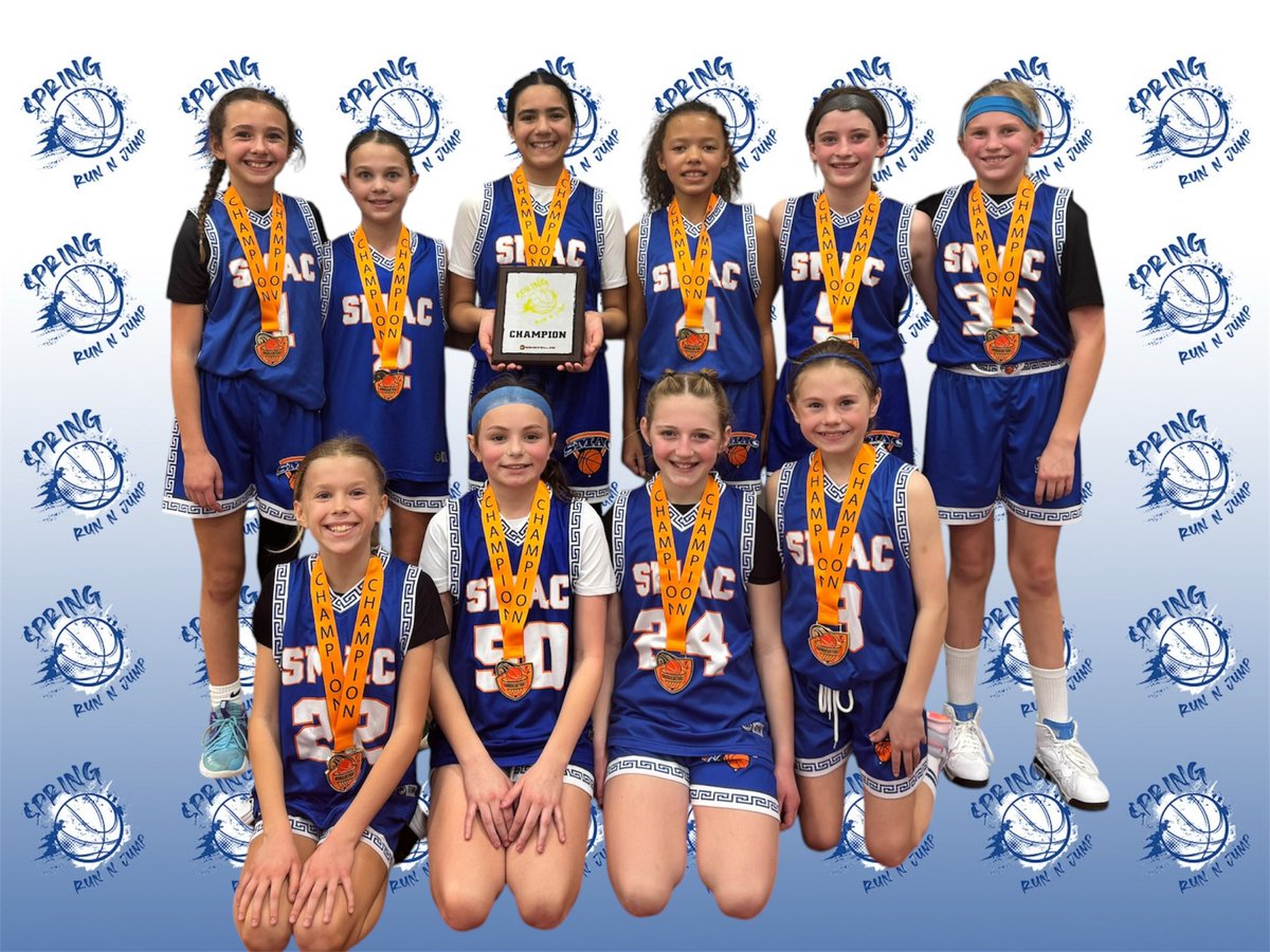 Ohio_Basketball's tweet photo. Spring Run N Jump 
4th Grade Girls GOLD 🏆 
SMAC Baby Ballers @SMACBasketball https://t.co/yqqQeFVt4X