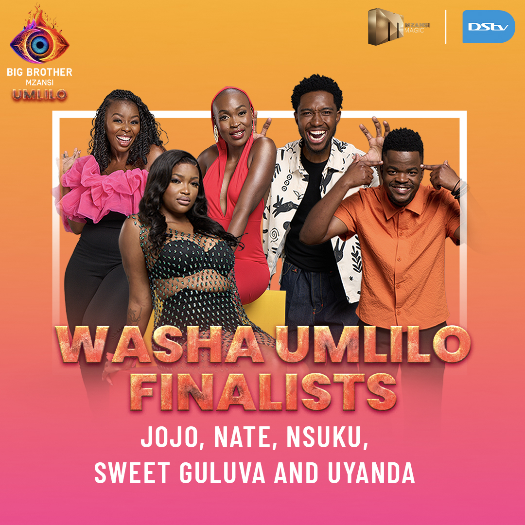 BBMzansi's tweet photo. Time to crown your Umlilo winner! 👑🔥

Either Jojo, Nate, Nsuku, Sweet Guluva, or Uyanda will be crowned the winner at Sunday’s live show, and Mzansi's new millionaire. 🫰🏾💸Make your voice heard and vote for your #BBMzansi fave. 

Voting is OPEN and closes on Friday at 21:00. 

Vote here: https://t.co/uuMEI8zPcb.

Remember 👇🏾

💻Web: 100 votes.
📱Mobi: 100 votes.
📲MyDStv App: Based on your DStv subscription package.

Let's goooo!! 🔥