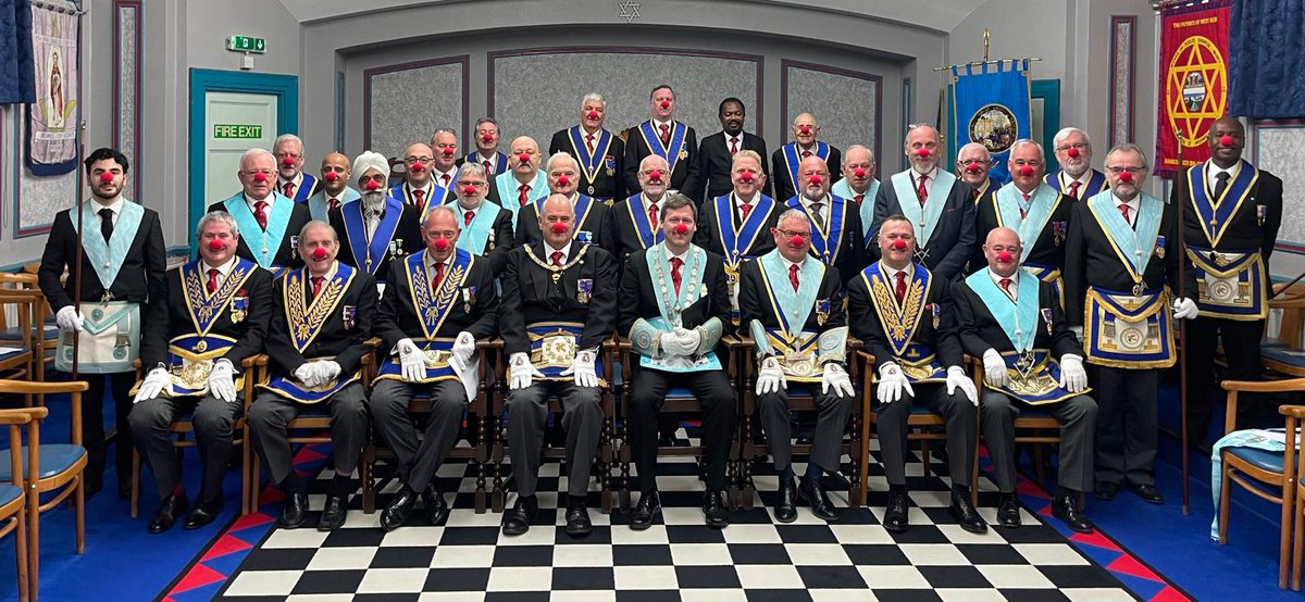 SidcupLodge6552's tweet photo. On Friday evening W. Bro. Liam Watt was installed as Master at #Sidcup Lodge. Our Lodge was also presented with a Gold award from W.Bro. Roland Stokes who detailed the amazing work the #MCF do on our behalf. Our next meeting is a passing on 20/6 so look out for the summons! https://t.co/W2p2i4Kj32