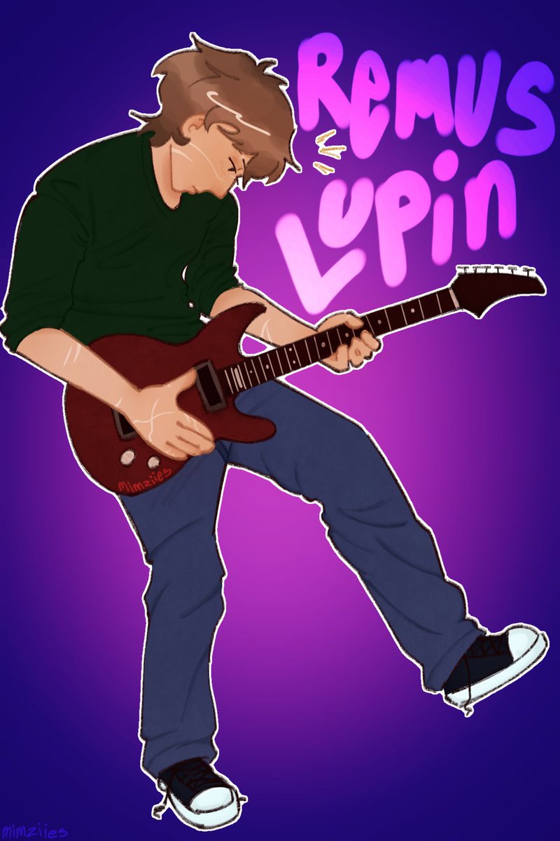 i didnt know what to do for a background but heres remus :3