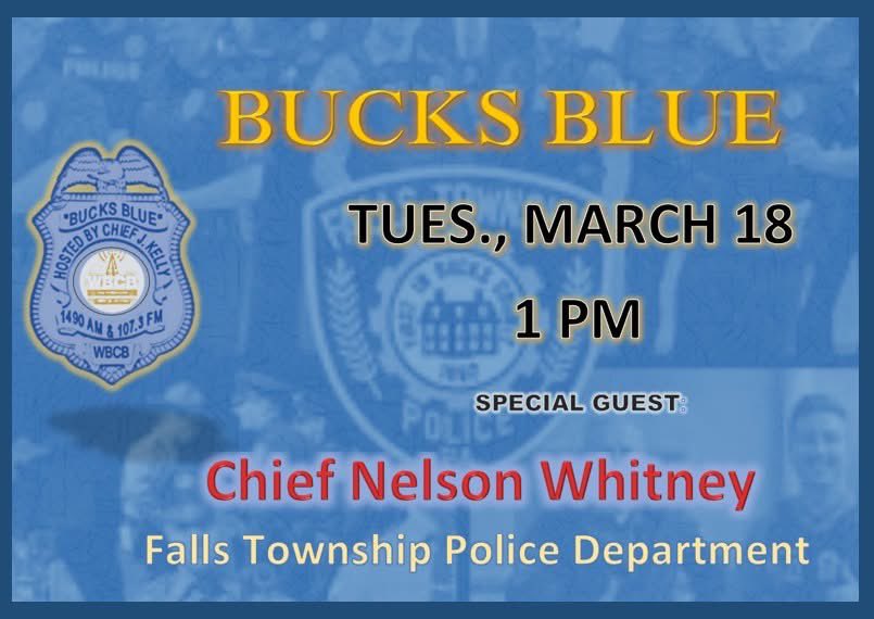 The show will air on Wbcb 1490am Radio or 107.3 FM in Burlington, Mercer and Bucks Counties. The show will also stream anywhere via the internet on live.wbcb1490.com:88/broadwavehigh.… or wbcb1490.com and clicking listen live.
#bucksblue #WBCB #ybpdproud #buckscountypa
#yardleypa