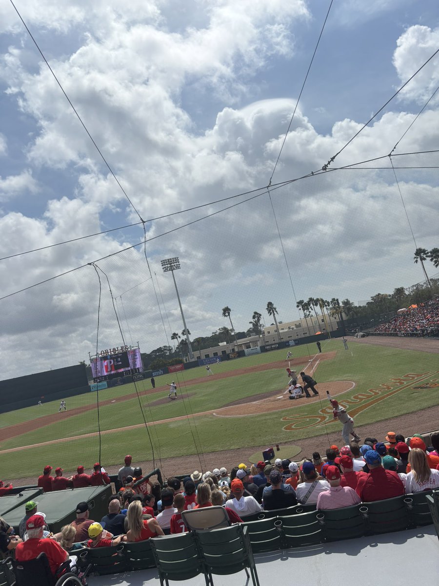 Zach Eflin Vs Jesus Luzardo matchup today in Sarasota! #OriolesVsPhillies