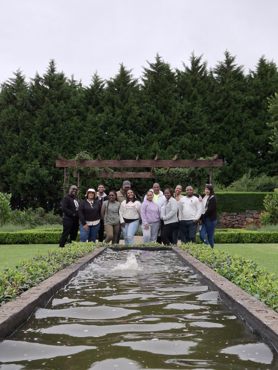 VisitKZN's tweet photo. Our #kzntravelacademy ended the day off at the stunning @BrahmanHills ❤️ Enjoying the gardens and learning just how magical our Midlands area is.
#visitkzn #eastermagicinkzn #midlandsmeander https://t.co/T3zhZgvNRp