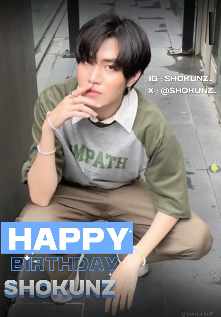 แฮปบีดีนะคับคุณโช เติบโตขึ้นอีกปีแล้ว ขอให้มีแต่ความสุข ขอให้ได้ทำสิ่งที่ชอบ พบเจอแต่ผู้คนที่ใจดี ขอบคุณที่เกิดมาให้เราได้รักนะคับ ยังรักและคิดถึงมากๆเหมือนเดิมน๊าาา🫶🏻
#กองทัพของโชโช #shokunz_