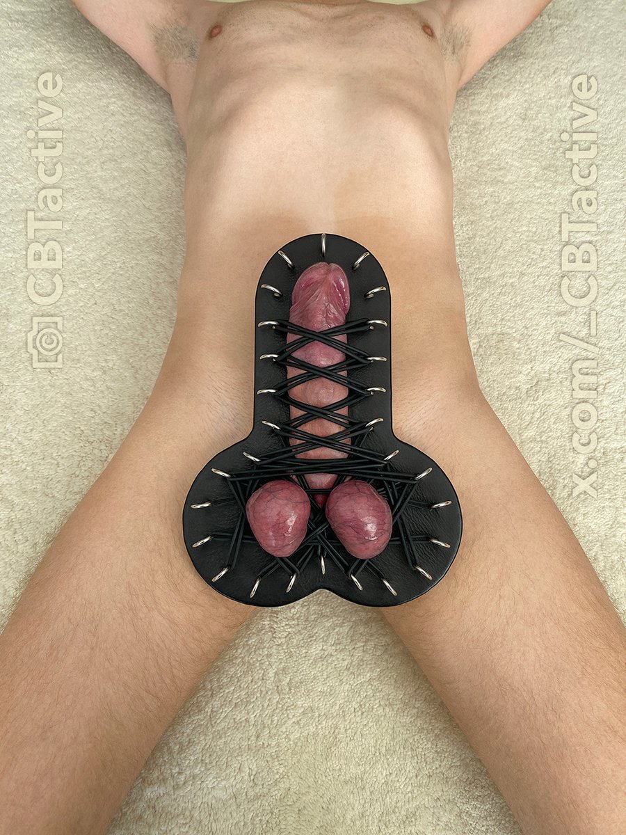 Cock &amp; Balls restrained with rubber rings on my CBT Board | BERLIN 2024 |
#cockandballtorture #cbt #bondage #bondageart #sm #cocktorture #genitaltorture  #bigcock #bigdick 
CBT images are my original work and cannot be used without my permission! © Photos are copyrighted material