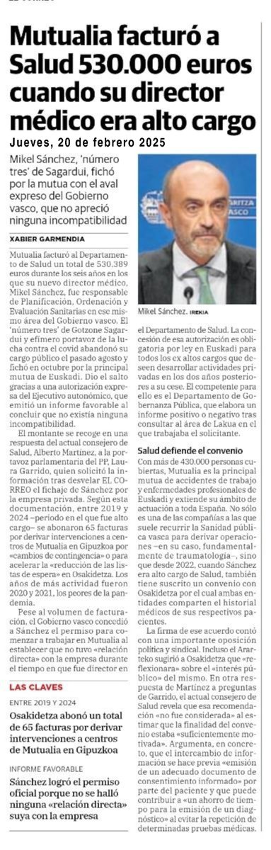 BarakaldoBOPA's tweet photo. En la noticia omiten, no sabemos si intencionadamente, que Mutualia tiene a toda la plantilla de Osakidetza asegura para los accidentes de trabajo. Más de un 10% de su actividad principal de trabajo la pagamos todas a cuenta de Osakidetza.
#SCPDI
¡¿Increible no ser incompatible?! https://t.co/eMfl3XNSuc