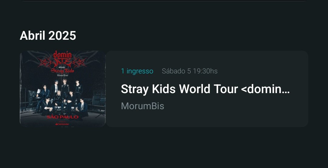heeeclamando's tweet photo. 🚨 VENDO INGRESSO SHOW DO STRAY KIDS 
📍SP
🗓️ 05/04
🎟️ pista comum - meia estudante
💰 valor : R$ 295 ( preço que paguei) https://t.co/79kFDAfxVT