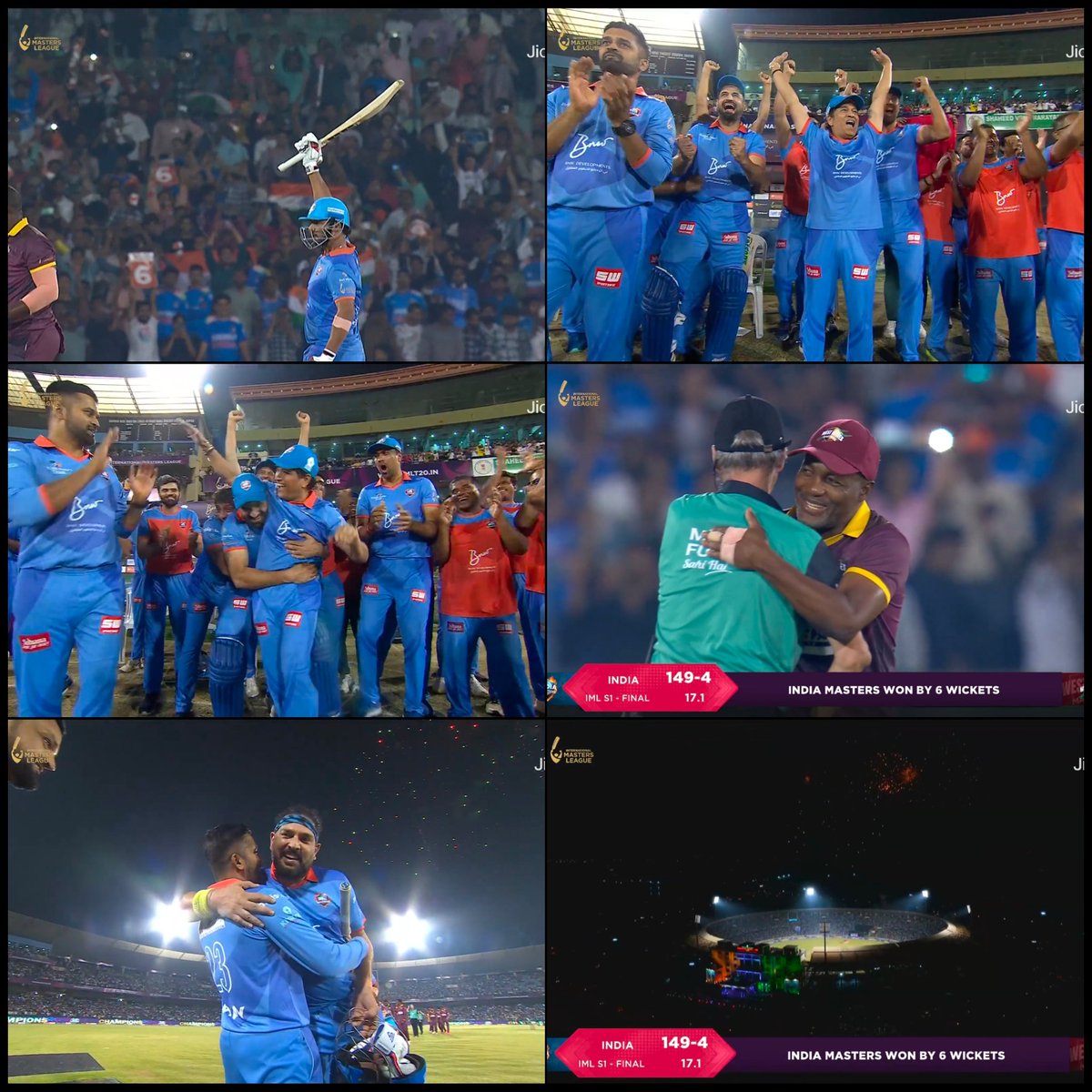 Shebas_10dulkar's tweet photo. 𝗜𝗻𝗱𝗶𝗮 Masters Won 2025 IMLT20 🔥🔥 https://t.co/qN9b8pRxwe