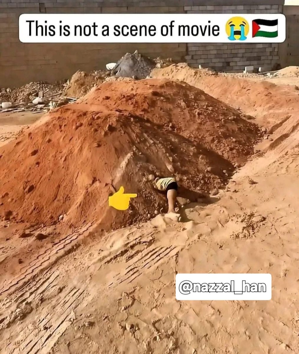 Hanania_han's tweet photo. This was never a movie scene, they all happened live in Gaza,  evidence of Israeli war crimes on us. https://t.co/mVhvRBZ6fn