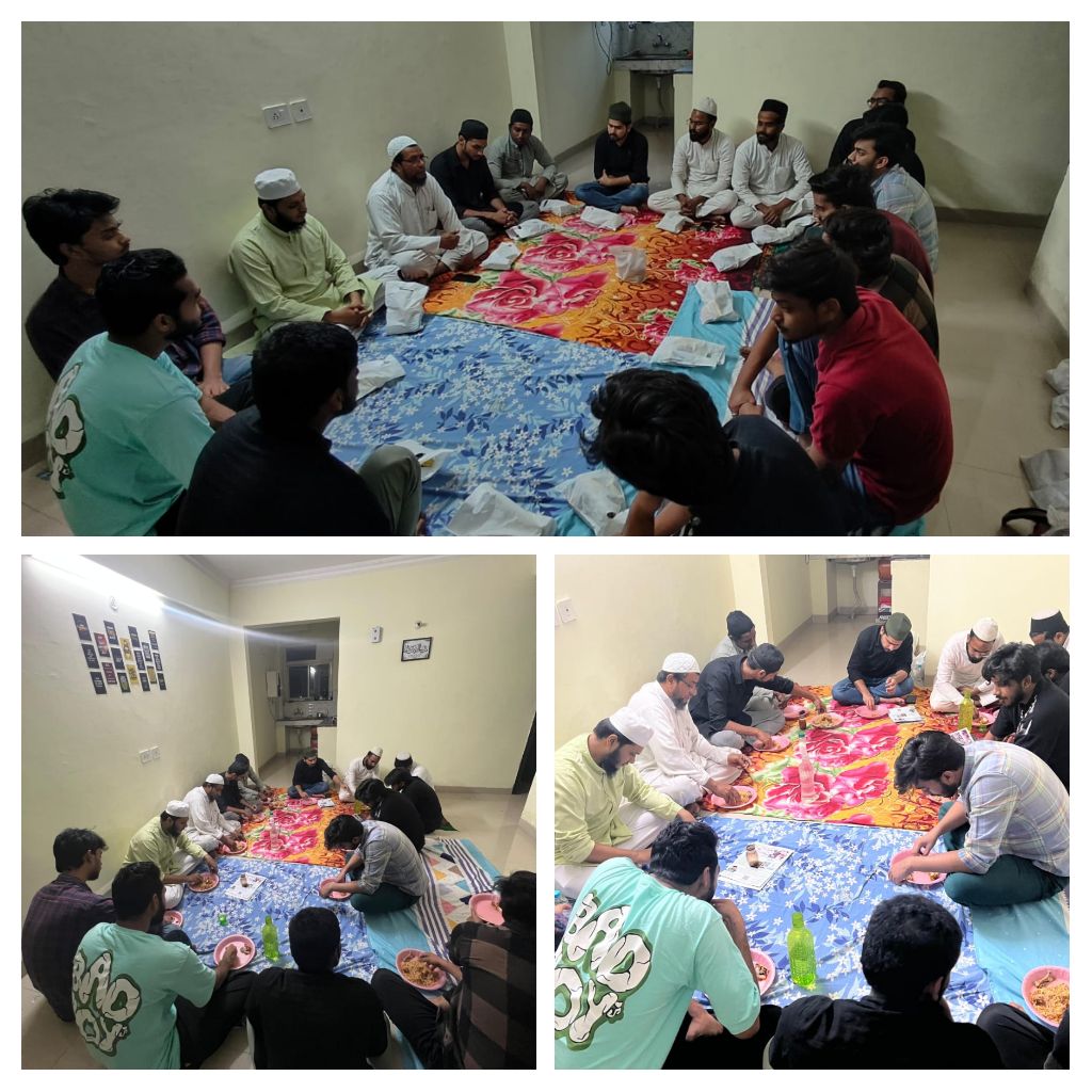 sioupcentral's tweet photo. Iftar party Organized  By Sio Integral Br. Mohd Aquib  (Zonal secretary Sio up central)  , Br Ruvaid (District Incharge Lucknow)Br.Zaid (Campus Secretary Lucknow) attended the iftar party along  with Students....and ameer muqami Phool bagh were also present.. https://t.co/dIdsyS1QFx