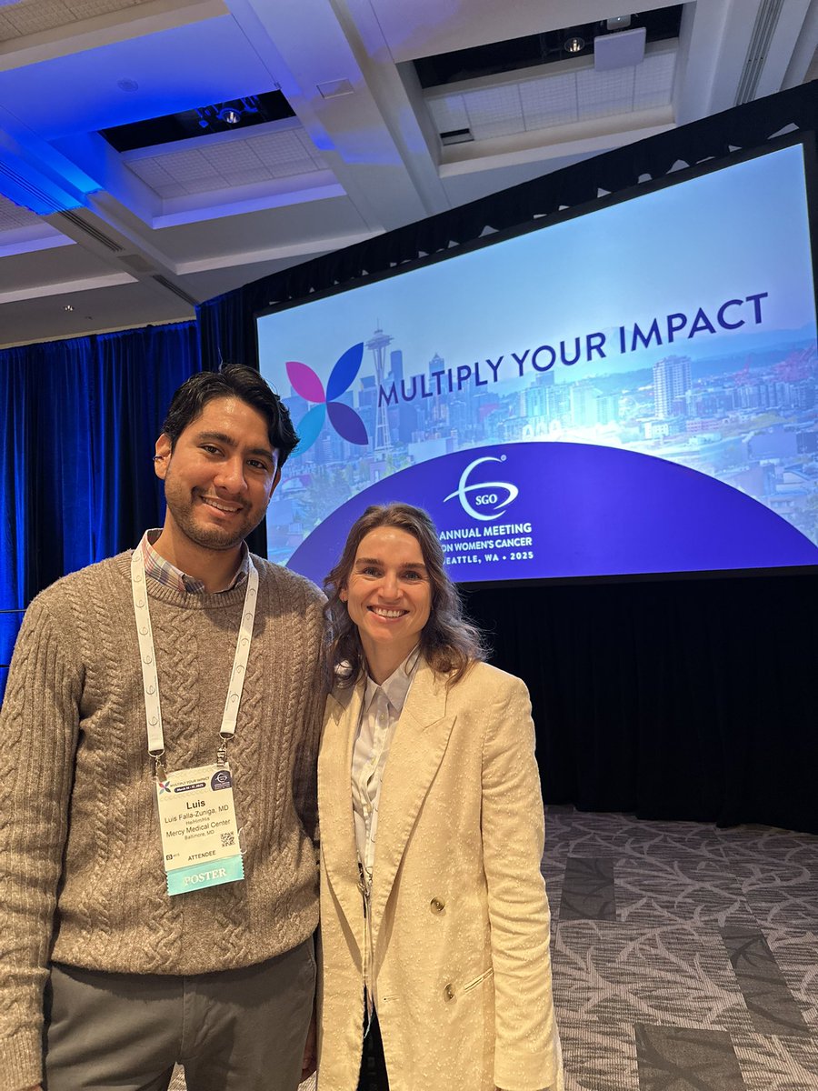 Got to meet one of the superstars behind the podcast <a href="/ReadySetGyo/">Ready Set GYO</a> at <a href="/SGO_org/">SGO</a> 2025. 
Dr. Gross (pictured) and Dr Oesch have put up very comprehensive episodes on gynecological cancer care. Go listen to it you haven’t already! 🎧⭐️
#gynonc 
#SGO2025