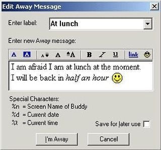 brb, updating my away message