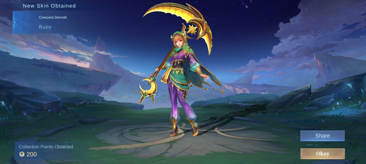 DuskLight5's tweet photo. Thank you Moonton ❤️☺️❤️ https://t.co/Kg659BqsuE