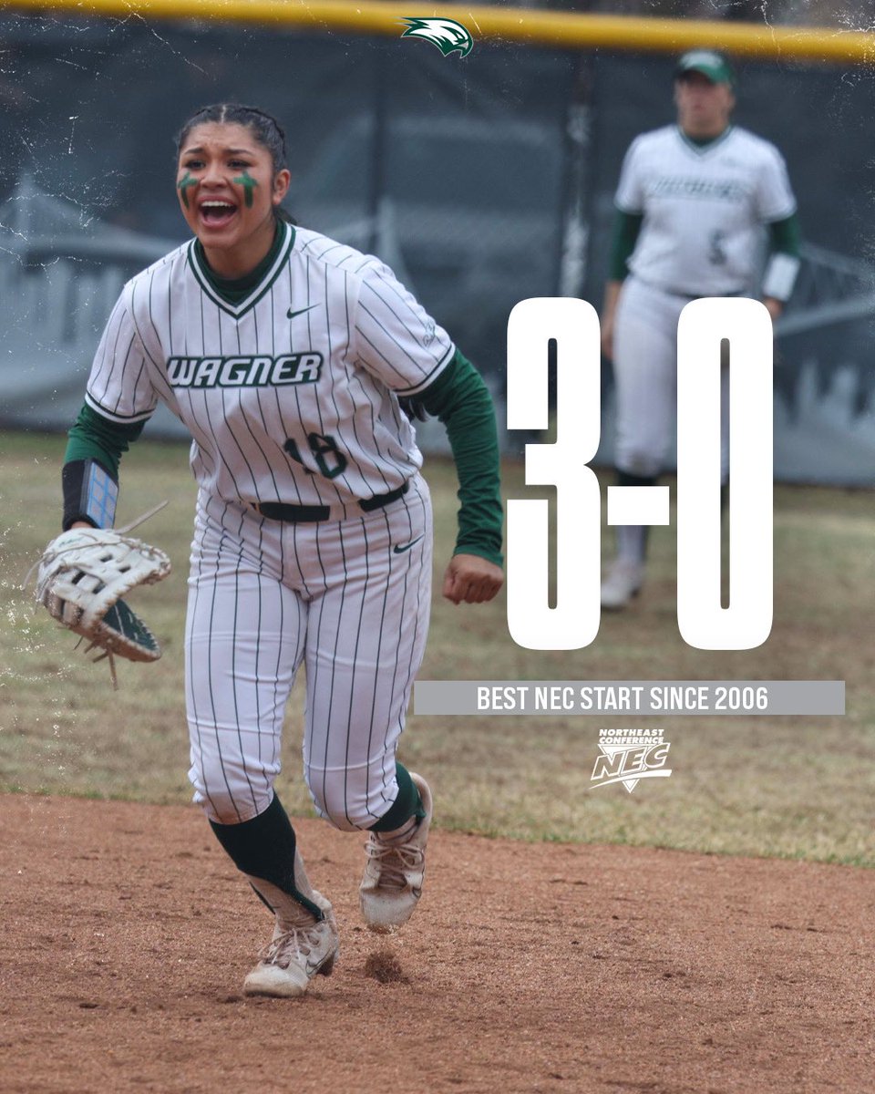 On the rise 🚀

With this weekend’s sweep against Mercyhurst, Wagner is off to its best NEC start since 2006 

#TakeFlight