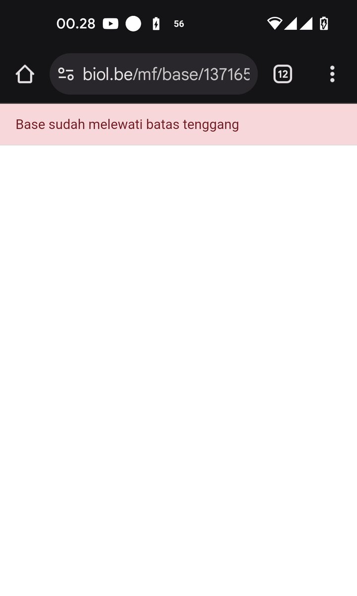 buahapl's tweet photo. kak aku mau kirim menfess di biolbe tapi gabisa knp ya @CPtanyarl gtu kak base melewati batas tenggang https://t.co/Klvc86xu8o