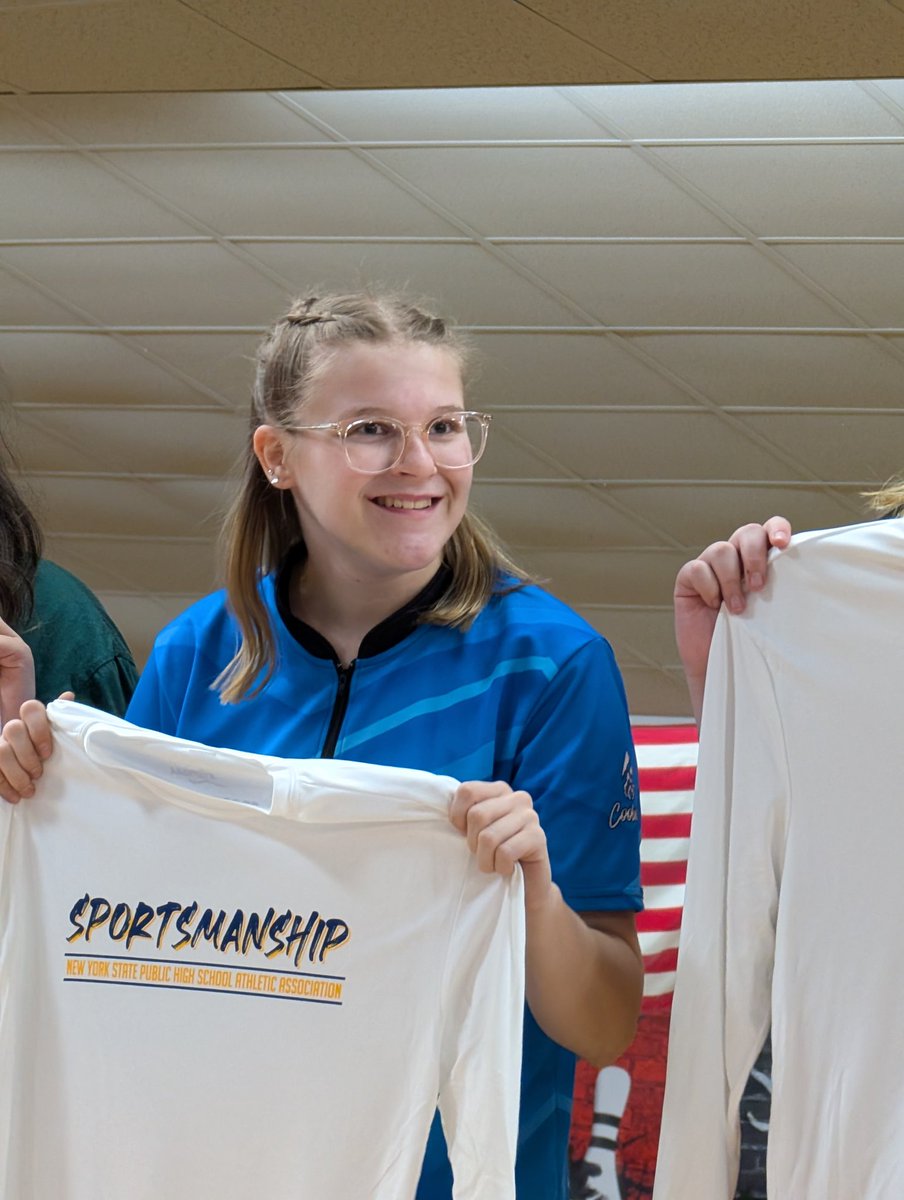 Sportsmanship award winner Emileigh Cardin!