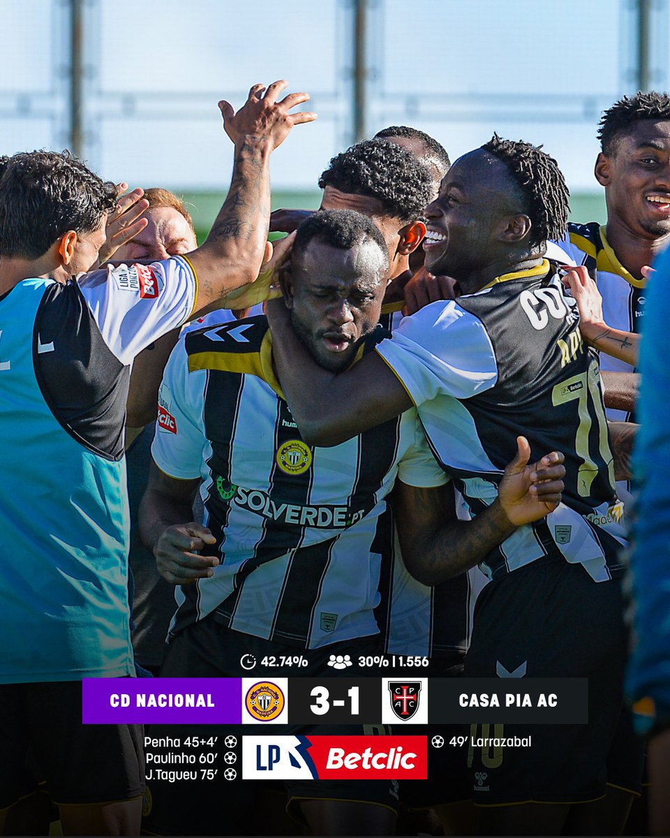 ligaportugal's tweet photo. Paulinho Bóia resgatou 🛟 a vantagem e Joel Tagueu selou o triunfo na estreia a marcar ✅
#LigaPortugal #LigaPortugalBetclic #CDNCPAC https://t.co/QXVgwYWo4d