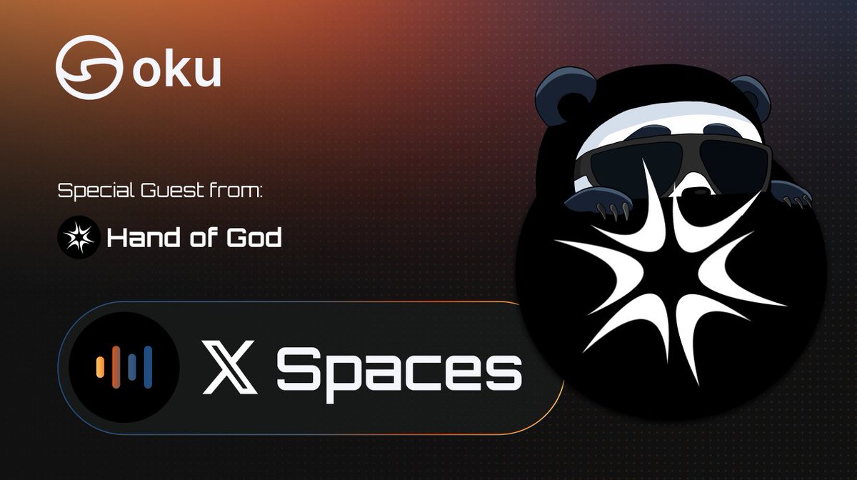 Oku 🐼 (@okutrade) on Twitter photo Join us this Tuesday for an AMA with the <a href="/HandofGodSonic/">Hand of God</a> team 🎙️
HOG is a DeFi experiment that uses AI to govern the stability of its seigniorage system.
📅 Tuesday March 18th
⏰ 8PM UTC Join us this Tuesday for an AMA with the <a href="/HandofGodSonic/">Hand of God</a> team 🎙️
HOG is a DeFi experiment that uses AI to govern the stability of its seigniorage system.
📅 Tuesday March 18th
⏰ 8PM UTC