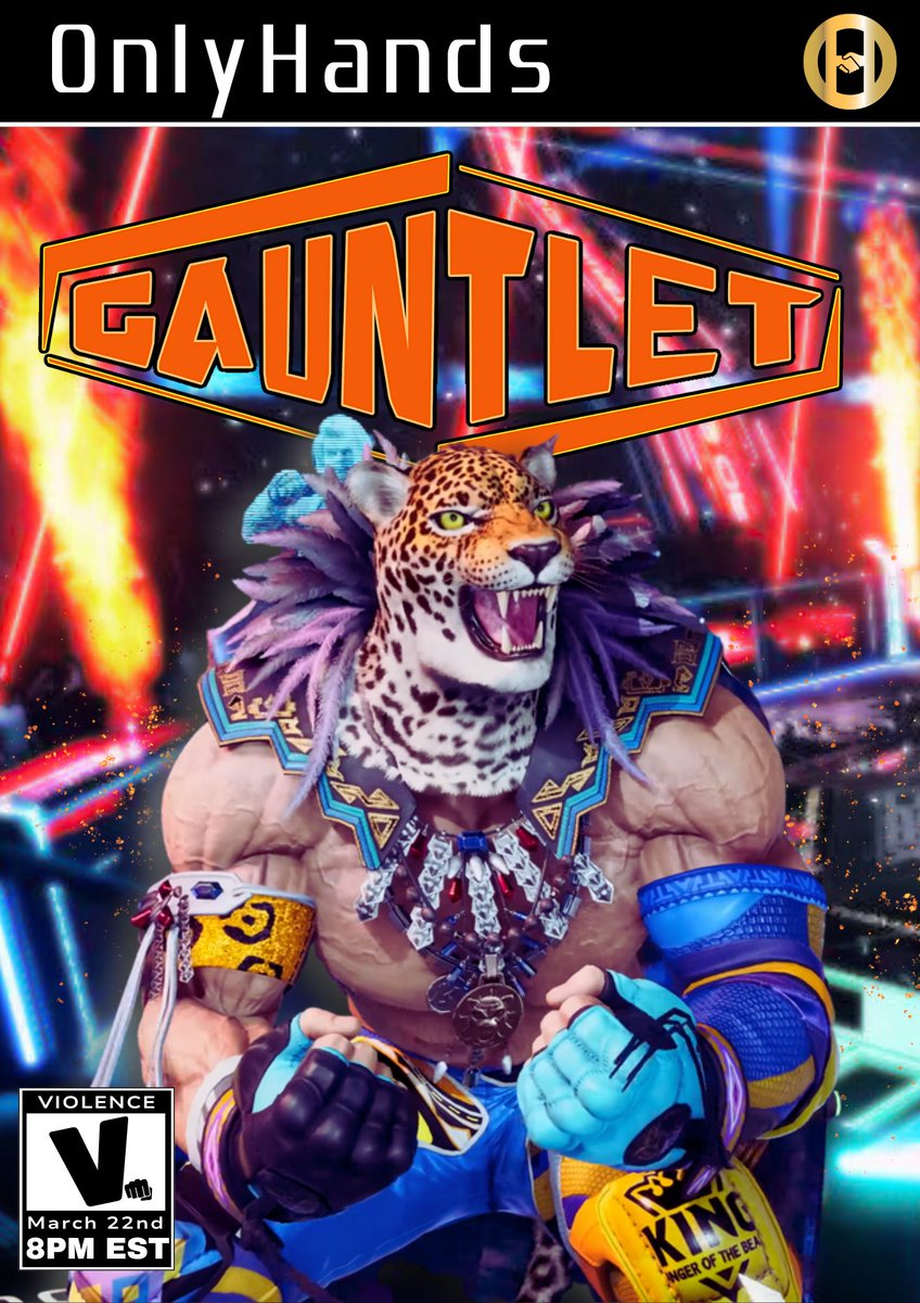 ⚠️CAUTION: FLYING HANDS! ⚠️
Don't miss the Gauntlet next Saturday 3/22 on twitch.tv/OnlyHandsFHS!
Who do you 🫵🏽wanna see get rowdy in the underground?