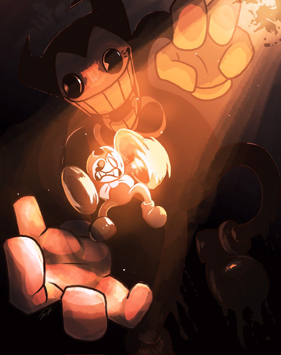 bonety12's tweet photo. _-ANIMANIAC-_

-I'M A NEW BENDY

YT: @UAK_adventure
ARTIST: Sir_BON
TELEGRAMM (RUS): https://t.co/XSfgHj8NbF 

#bendyfanart #outoftheinkmachine #olliebendy #BATIM #Batdr 

@themeatly @bendy_genocide https://t.co/D8CWeP8uRn