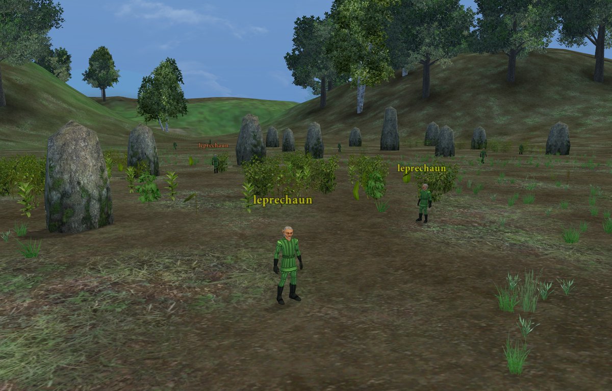 Saint Patrick's Day in Old Breifine ☘️

Running from Today, Sun Mar 16th until Tues, Mar 18th, players can take part in the St Patrick's Day festivities throughout Old Breifine!

Hunt crafty Leprechauns and collect party barrels for the festival!

 darkageofcamelot.com/article/saint-…