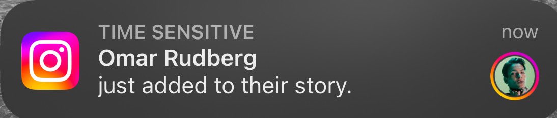 I missed this notification