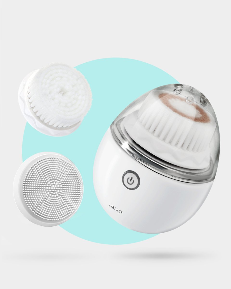 LiberexOfficial's tweet photo. Did you know that using a facial brush isn’t just about deep cleansing? It also stimulates blood circulation, bringing more oxygen to your skin for a healthy, radiant glow! Regular use helps promote cell renewal, leaving your complexion looking fresher, firmer, and more energized https://t.co/hBtr5Bsikg