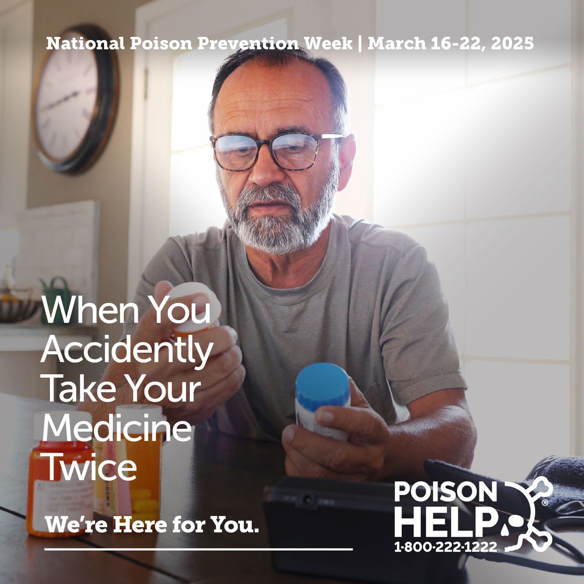 utahpoison's tweet photo. Today is the first day of National Poison Prevention Week! When the unexpected happens, we’re here for you. Poison Centers are open 24/7, 365 days a year for questions and emergencies, with fast, free, confidential, and expert advice! https://t.co/vbQcx3rWeQ