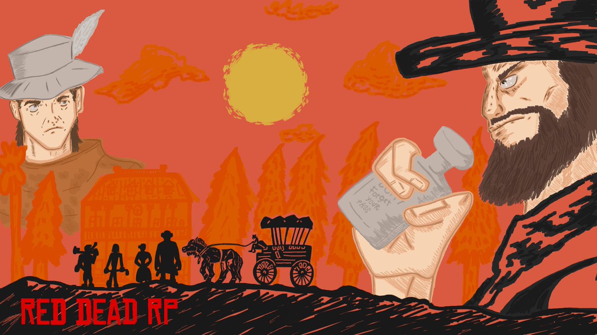 TOINUKI's tweet photo. petites affiches de Lazare est Django pour le red dead rp de ce soir💉 https://t.co/AsDTuNzKX4