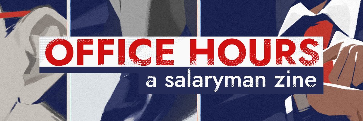 👔 LAST CALL: SALARYMAN ZINE LEFTOVERS 💼

"OFFICE HOURS" is an artbook project themed around the concept of ‘salarymen’. Leftovers open until end of day, MARCH 16 :)

📬 RT quoted post for a chance to win a free PDF
🛒 Use code "WELOVEWORK" for 20% off physical orders above $20