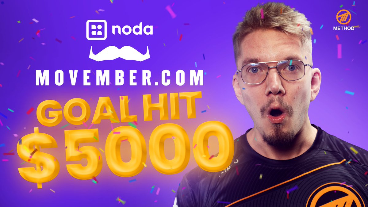 Method (@method) on Twitter photo We have surpassed our $5000 charity goal for <a href="/Movember/">Movember USA</a> 🧡
Thank you all for your contributions! We have surpassed our $5000 charity goal for <a href="/Movember/">Movember USA</a> 🧡
Thank you all for your contributions!