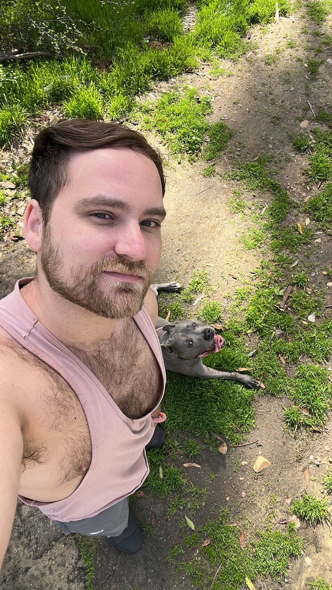 _artbyjake's tweet photo. Nice day for a walk with my best friend https://t.co/rY8Rde6EYz