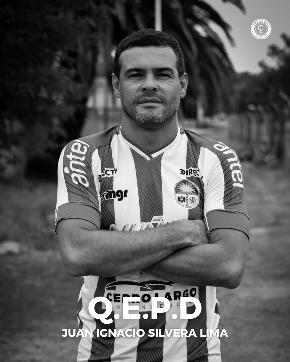 Cerro Largo Fútbol Club lamenta con profundo pesar el fallecimiento de Juan Ignacio Silvera Lima.

Un gran futbolista y mejor persona, supo defender la camiseta de nuestro club y de nuestra selección departamental con el mayor orgullo.

¡Te vamos a extrañar “Puro”! - Q.E.P.D
