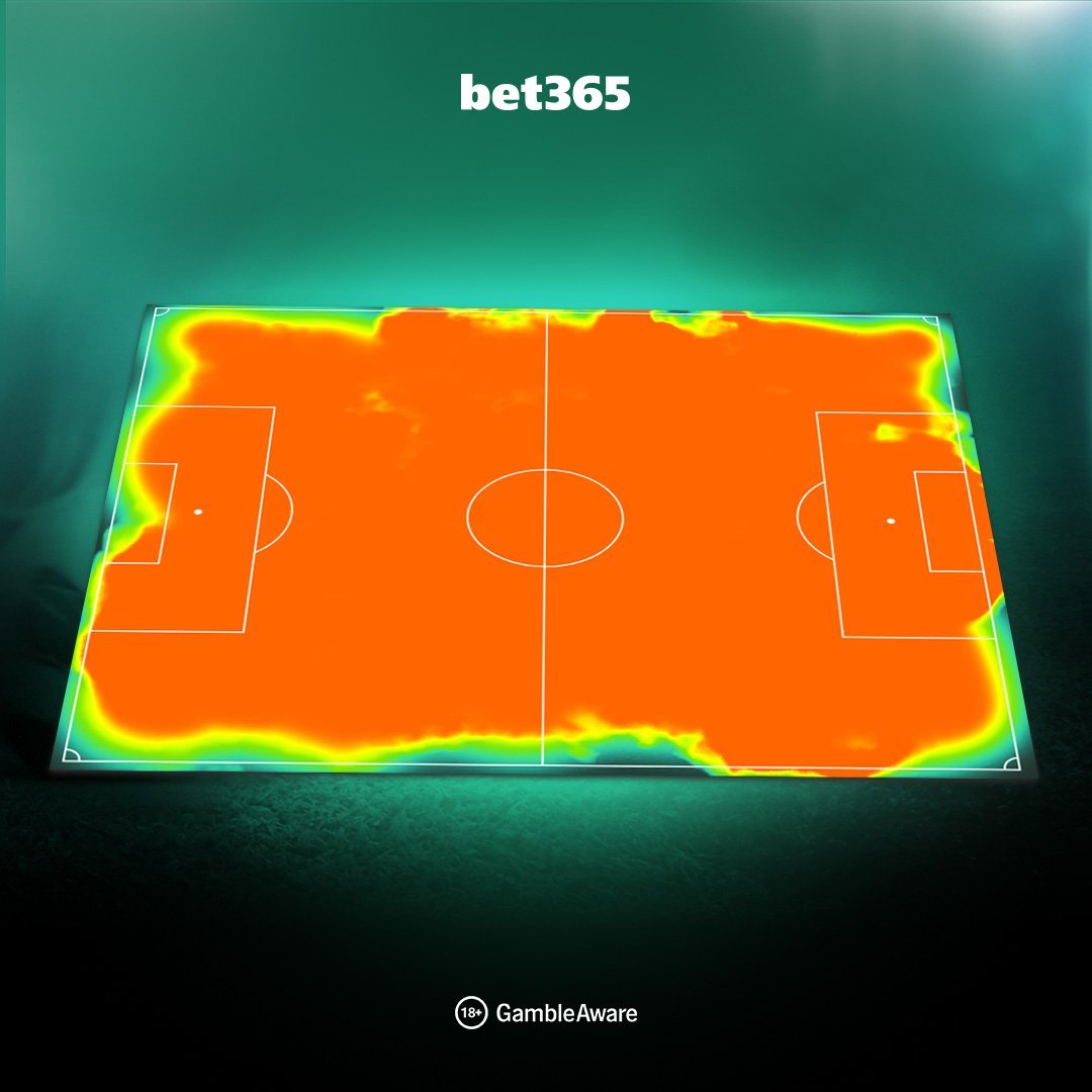 Joelinton's heat map at Wembley.

#NUFC