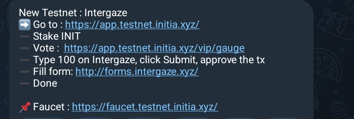 supriyanto10101's tweet photo. Initia's testnet task @intergaze_xyz 
Minimum stake 20 initia then vote 100% 

Big project @initia @intergaze_xyz https://t.co/kbTB3zau6D