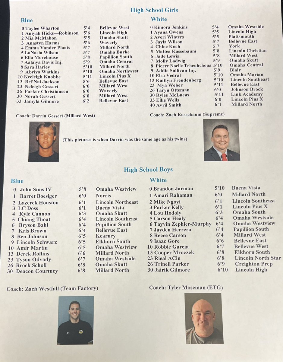 DaveFelici_'s tweet image. March Madness begins this week with the 24th Blair Freeman All-Star Basketball games March 18 6th grade March 19 7th grade March 20 8th grade March 21 High School Girls 6pm Boys 7:30pm. Come check out the future HS & College Stars. See you then.