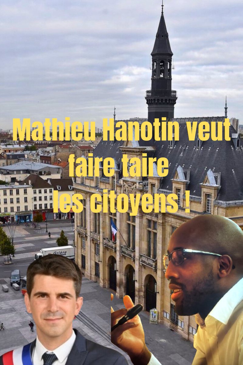 bakarysoukouna9's tweet photo. 🛑 Le maire @MathieuHanotin prive notre groupe citoyen de ses droits au sein du conseil municipal de Saint-Denis ! https://t.co/kgHm5ZwV2A