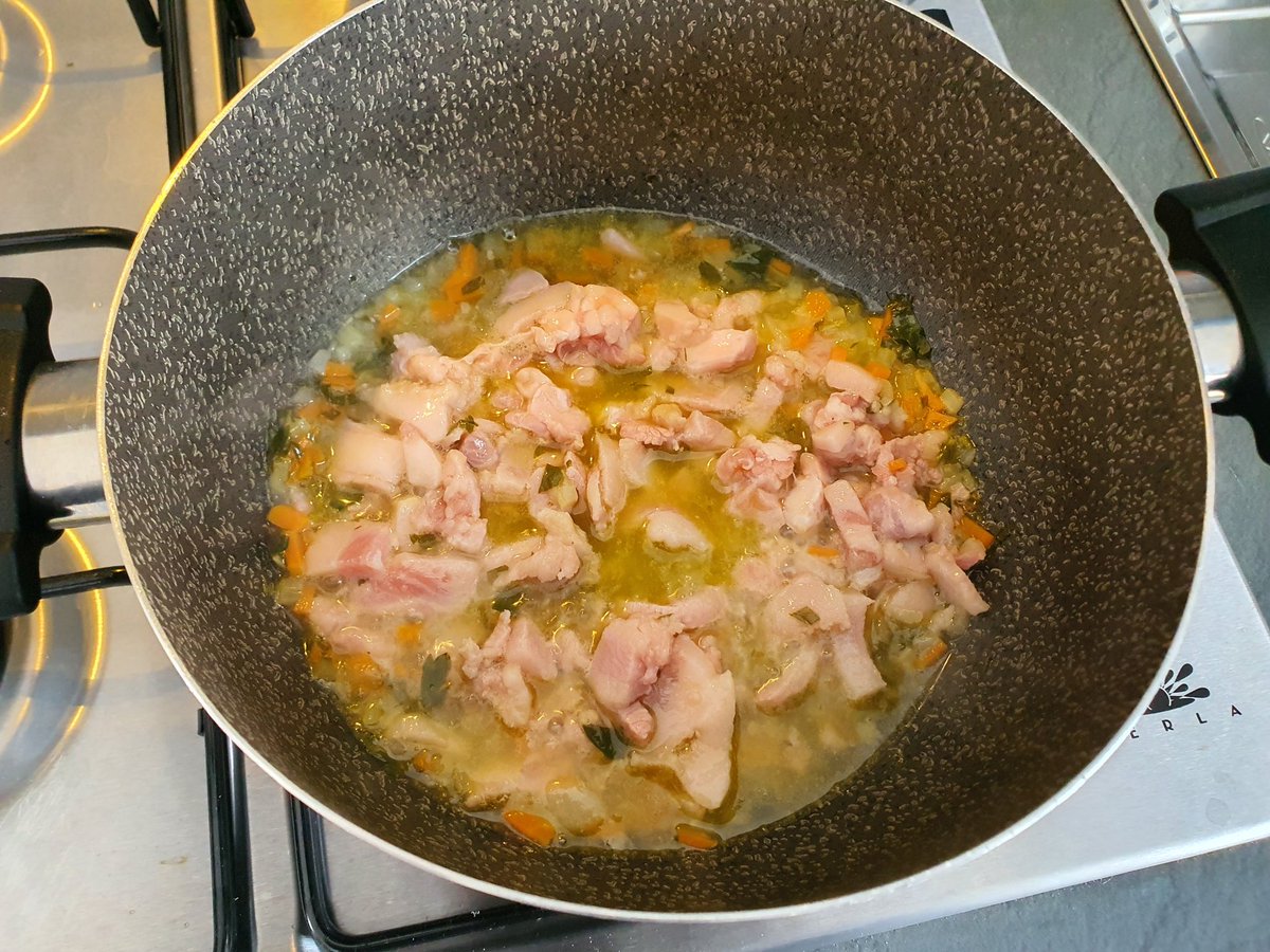 Kitarraman's tweet photo. Sunday feast: Rigatoni Bolognese! 🍝🔥
No measurements, just a sentimento cooking.
✅ Soffritto magic
✅ Guanciale &amp; minced beef
✅ Slow-cooked "pippiare" perfection
❌ Used white wine instead of red (oops)
But hey, mistakes make better cooks. Who’s hungry? 😏 https://t.co/DpbaxX57Fm